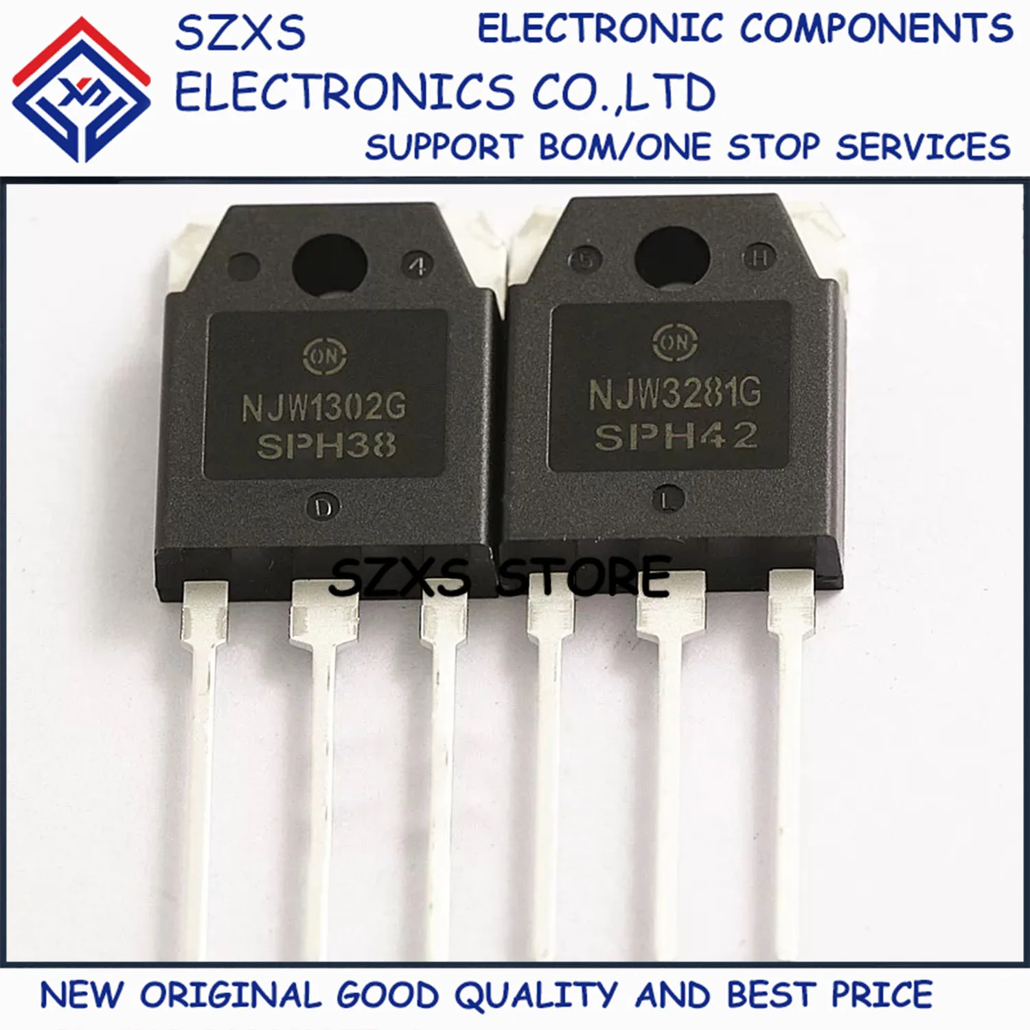 

New Original 5Pairs NJW1302G + NJW3281G TO-3P Audio Amplifier Transistor In Stock Electronic Components Good Quality