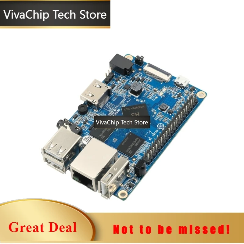 VivaCTOrange Pi PC Plus 1G DDR3 With 8G EMMC Flash Allwinner H3 OpenSource Mini Single Board Computer