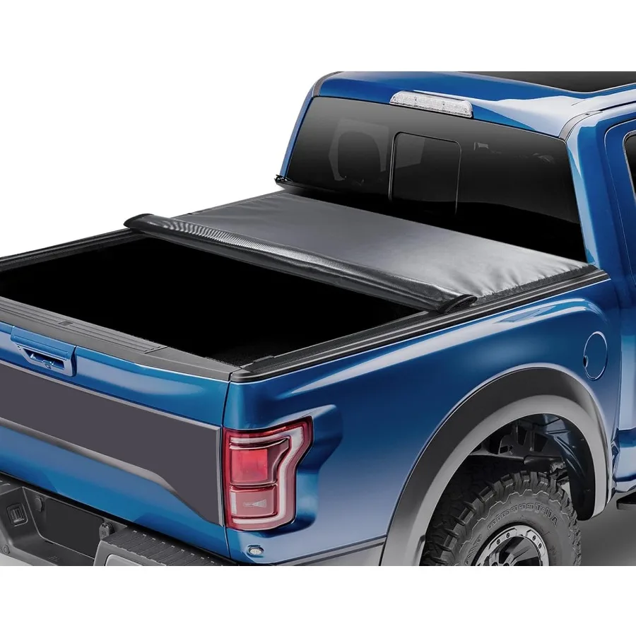 

Rollup Truck Bed Cover for 20092024 F150 Styleside 5'5 Bed 5.5 x 5.4 ft Soft PVC Tonneau Cover with 100 Bed Access Ideal for W
