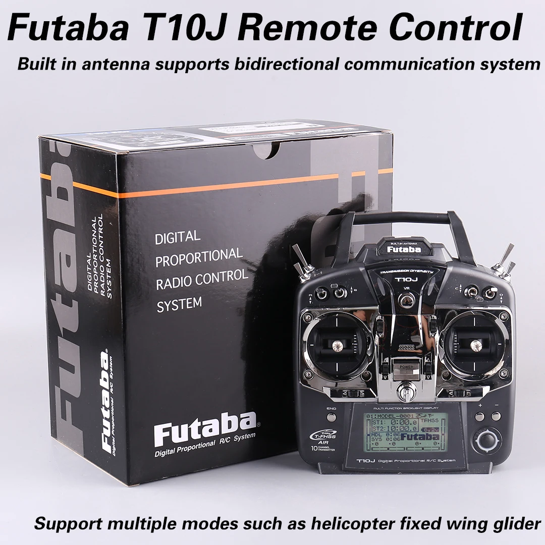 

Futaba T10J 10J with R3008SB Receive 10 Channel 2.4GHz Radio System for RC Helicopter Multicopter