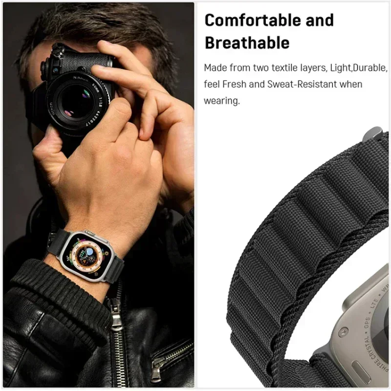 Alpine loop band For Apple Watch Band Series Ultra 9 8 7 6 5 4 3 SE iWatch Bracelet Correa 42mm 44mm 45mm 49mm Replace Band