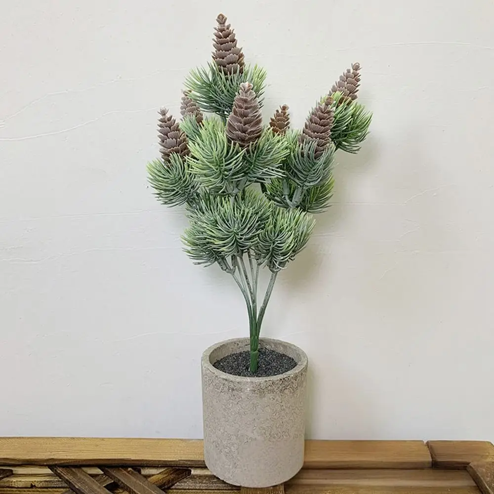 

Искусственные зеленые сосновые ветки для декора