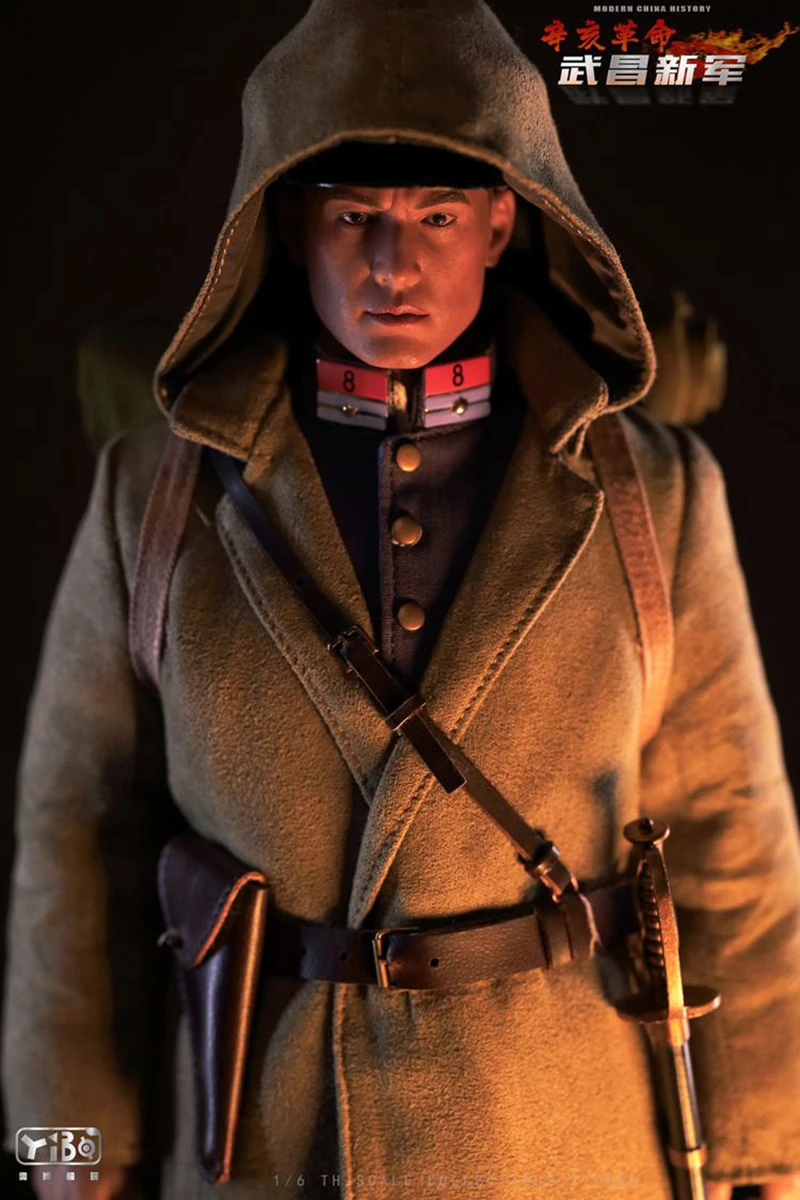 YIBO 003 Figurka kolekcjonerska w skali 1/6 The Revolution Of 1911 Military War Dolls Pełny zestaw 12 cali Mężczyźni Żołnierz Figurka akcji Ciało