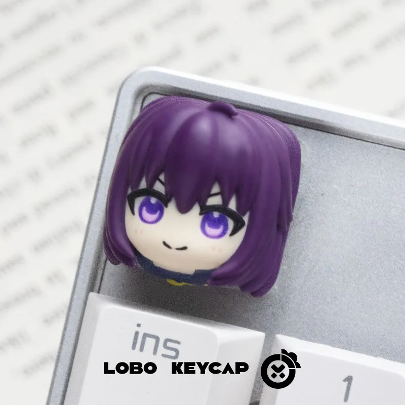 LOBO My Deer Friend Nokotan Keycap Hand-made Resin Cute Keycap Mechanical Keyboard Keycaps Customized Gaming Accessories Gift