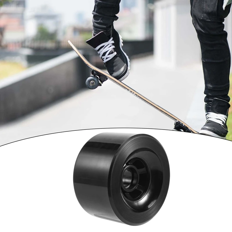 Pneus de skates elétricos, 90mm, PU, 78A, Rodas à prova de choque, acessórios de substituição do skate, peças sobressalentes