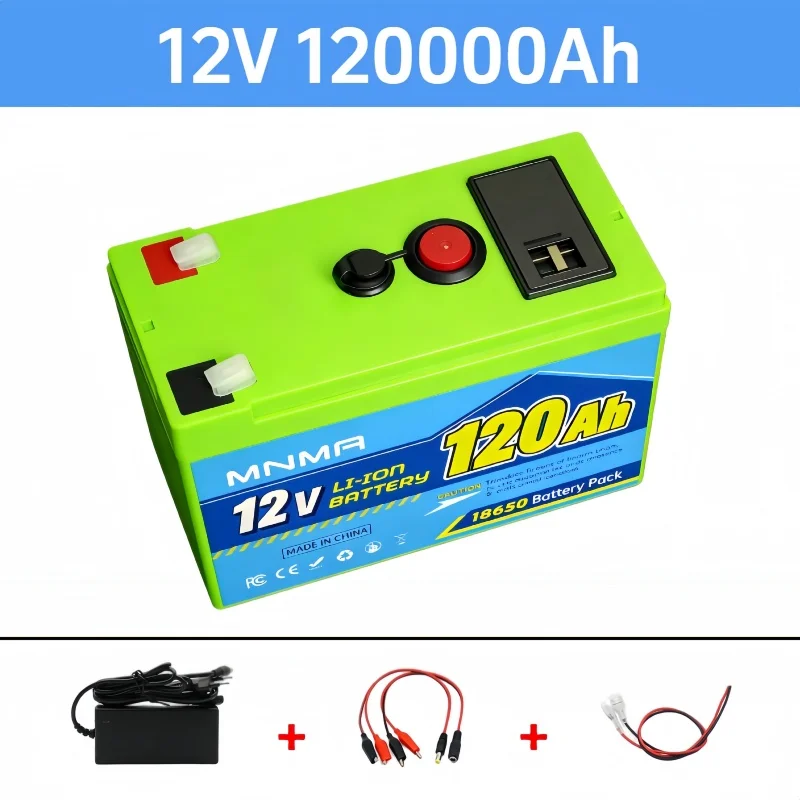 

Аккумулятор LiFePo4 12В с встроенной защитой от перегрева, 100А, 120Ач, BMS, 4000+ циклов, длительный срок службы, для домашней системы хранения энергии и солнечных систем