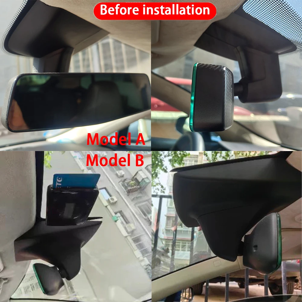 for Tesla Model S 60 P85 70D 85D P85D P90D P100D 2013-2025 4K 2160P Dash Cam Front Rear Car Camera DVR Wifi Plug & Play