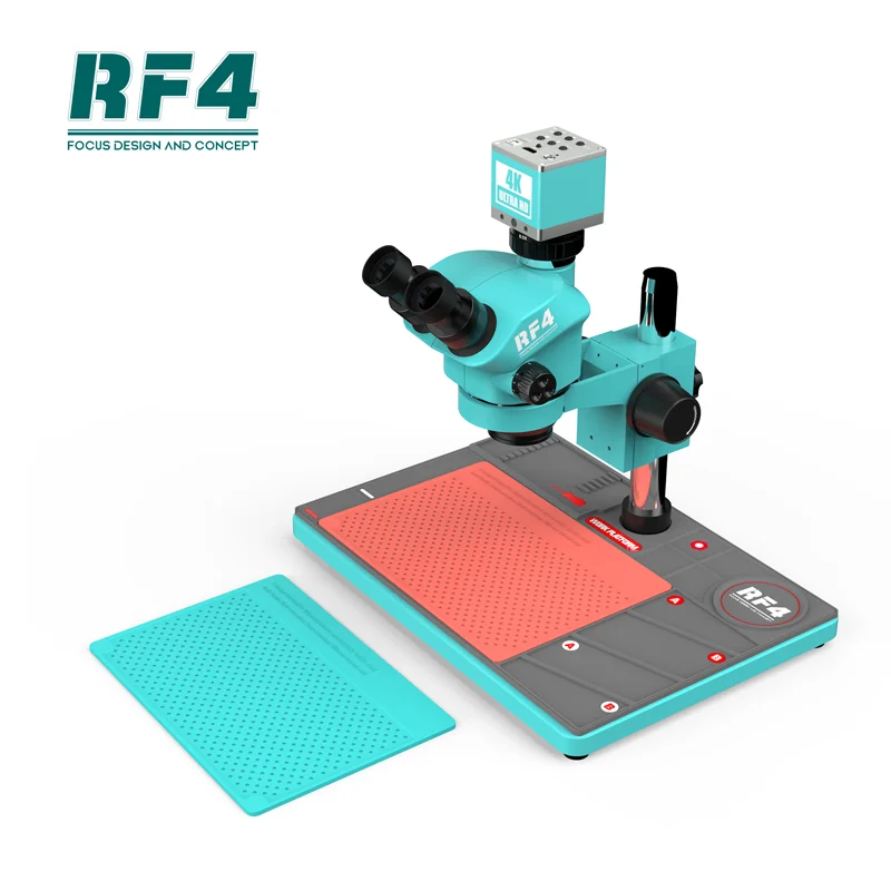 RF4 RF-PO2 tappetino per saldatura in Silicone con isolamento termico 380x260MM piattaforma di manutenzione riparazione del telefono con Pad a