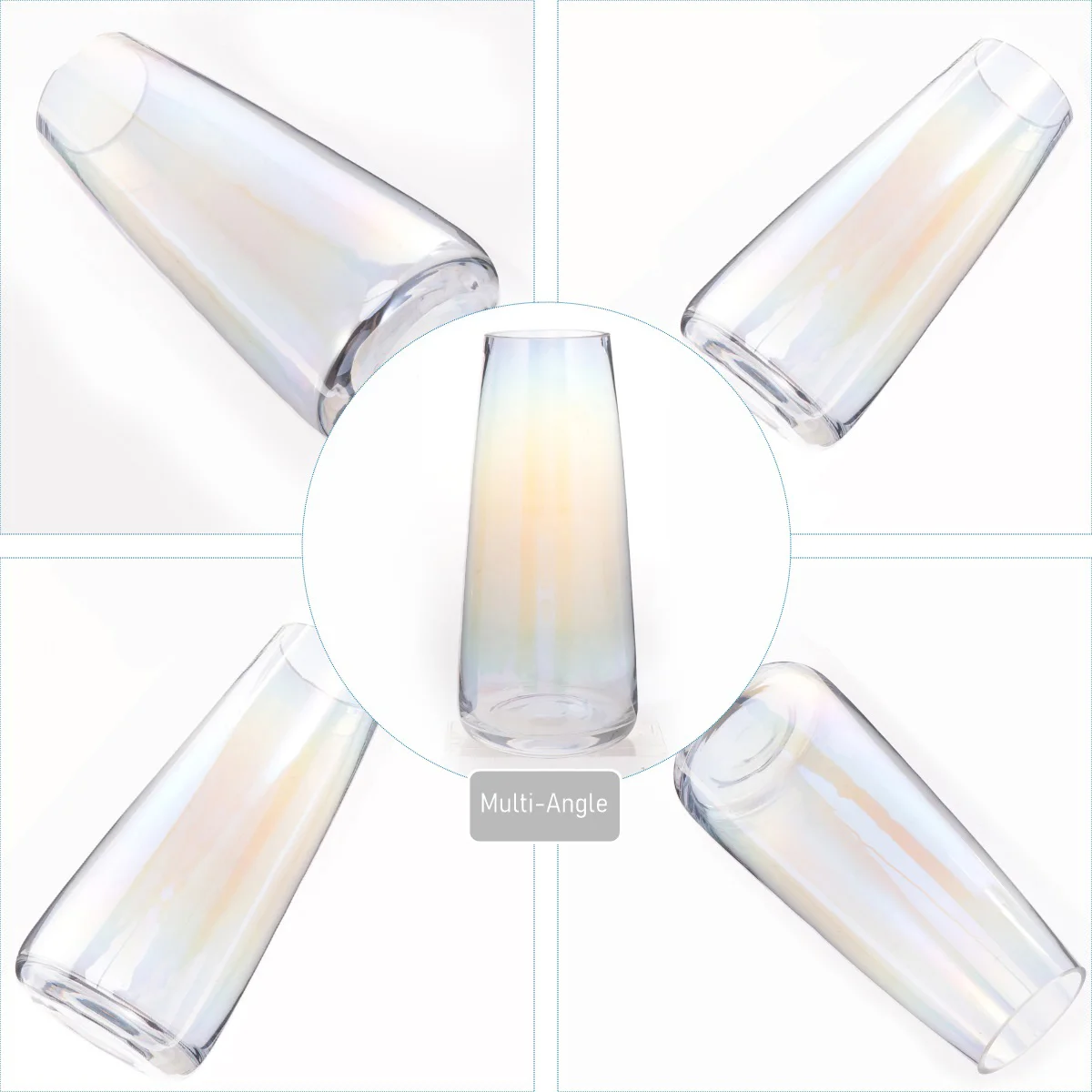 

Minimalist Vase Flower Arranging Accessories Trasparent for Bedroom Transparent