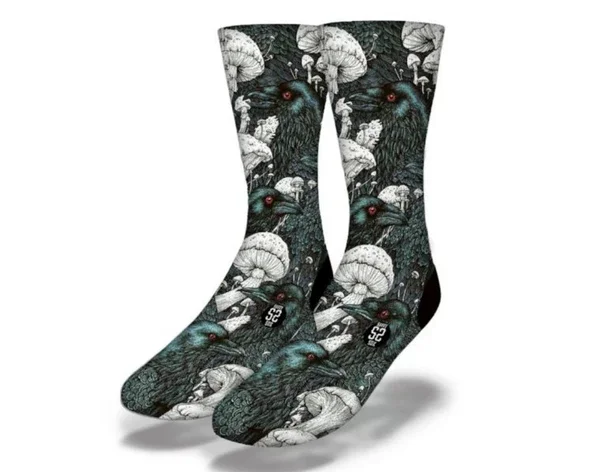 

MAGIC MUSHROOM Psychedelic Halloween Socks