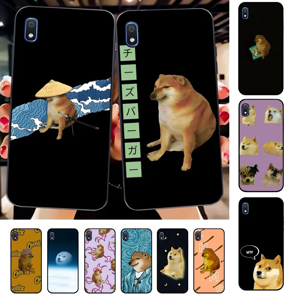 Funny Cheems Phone Case For Samsung A 10 11 12 13 20 21 22 30 31 32 40 51 52 53 70 71 72 73 91 13 shell