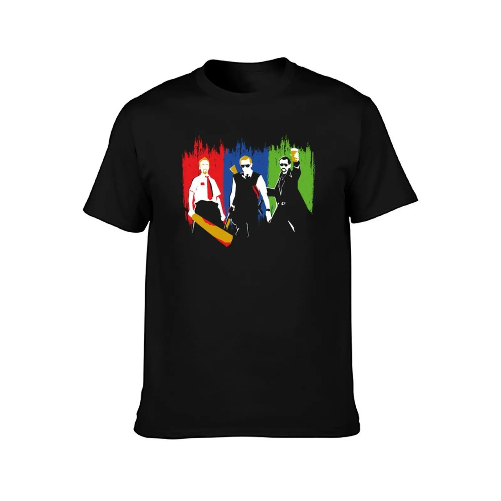 The Blood and Ice Cream Trilogy T-Shirt Summer Casual Cotton Tee Oversized Streetwear Tops Vintage Graphic Print 100% Cotton