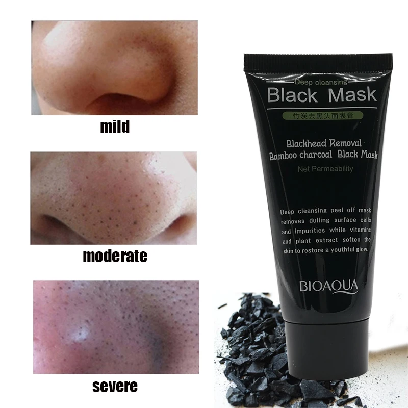 Facial Blackhead Removal Mask Cream Cleansing Black Spot Treatment Whitening Skin Care Cream Purifying Exfoliating Mask