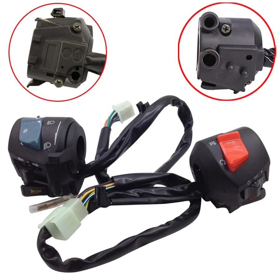 Yecnecty For Honda CB400 CB 400 1992-1998 Motorcycle Turn Signal Control Switch Motorbike Horn Switch Electrical Accessories