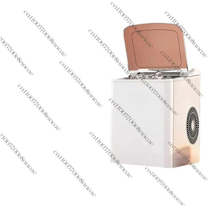 Fully Automatic Ice Maker with Self-Cleaning, Adjustable Large & Small Bullet Ice, Antibacterial Food-Grade Liner