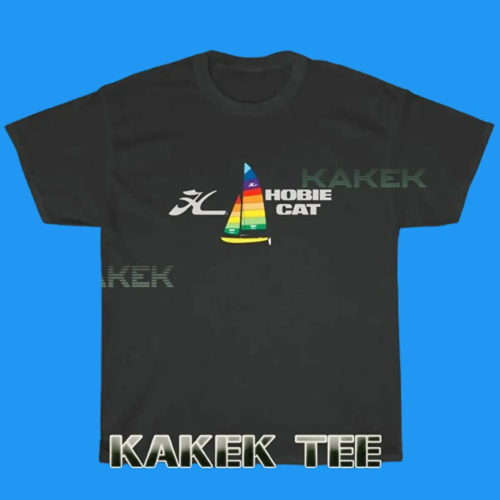 Hobie Cat Teq Sunrise Decal Logo American T Shirt Funny Size S to 5XL vintage Washed Casual Unisex fashion Comfortable