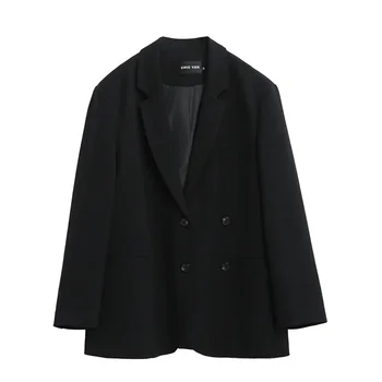 CHIC VEN Women's Blazer Korean Casual Solid Long Sleeve Coats All-match Office Lady Elegant Fashion Clothing Spring Autumn 2026 5