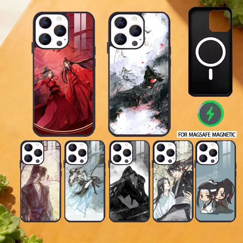 

Mo D-Dao Z-Zu Shi Phone Case For iPhone 17,16,15,14,13,12,Plus,Pro,Max For Magsafe Magnetic Wireless Charge