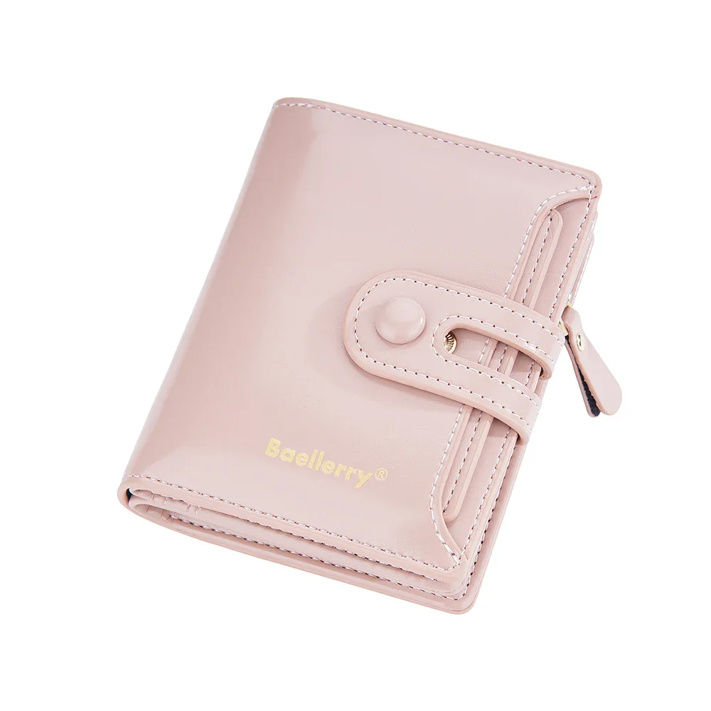 المرأة عالية الجودة الفاخرة محفظة قصيرة موضة معرف حامل بولي Leather الجلود عملة سستة محفظة للسيدات متعددة بطاقة حقيبة المال حقائب اليد