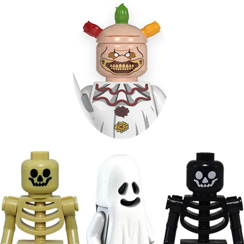 Factory Outlet!!! Building Block Toys Bricks Horror Halloween Ghost Skeleton Ghostbusters Stay Puft Alien Joker Gift For Kids