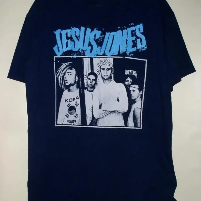 Vtg Jesus Jones Band Members Heavy Cotton Black S 5Xl T Shirt Aa1197