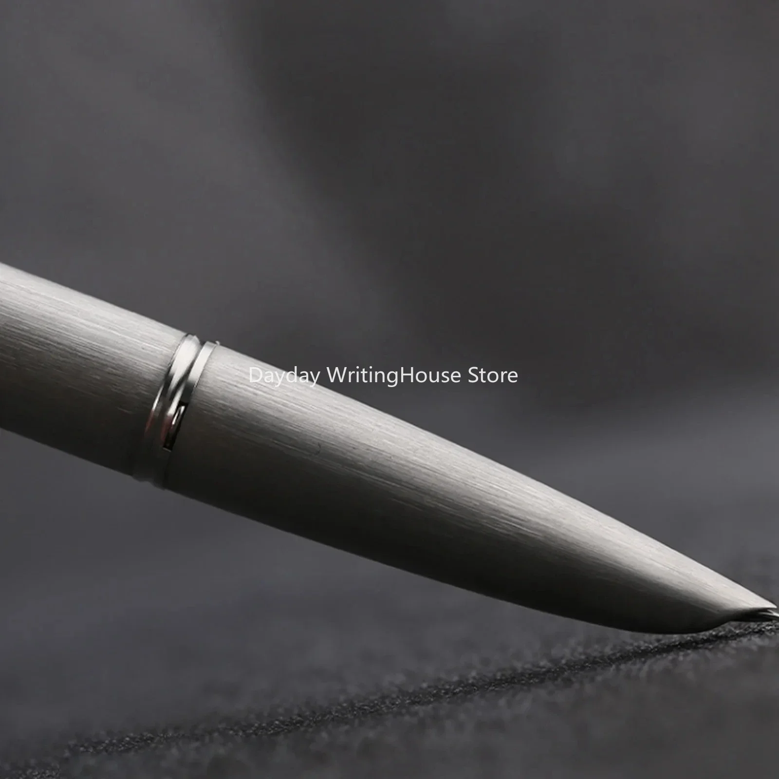 Imagem -04 - Majohn Titanium Alloy Metal Fountain Pen com Conversor Office Business Writing Ink Smooth Pen Ouro 14k 0.5 mm Ti200