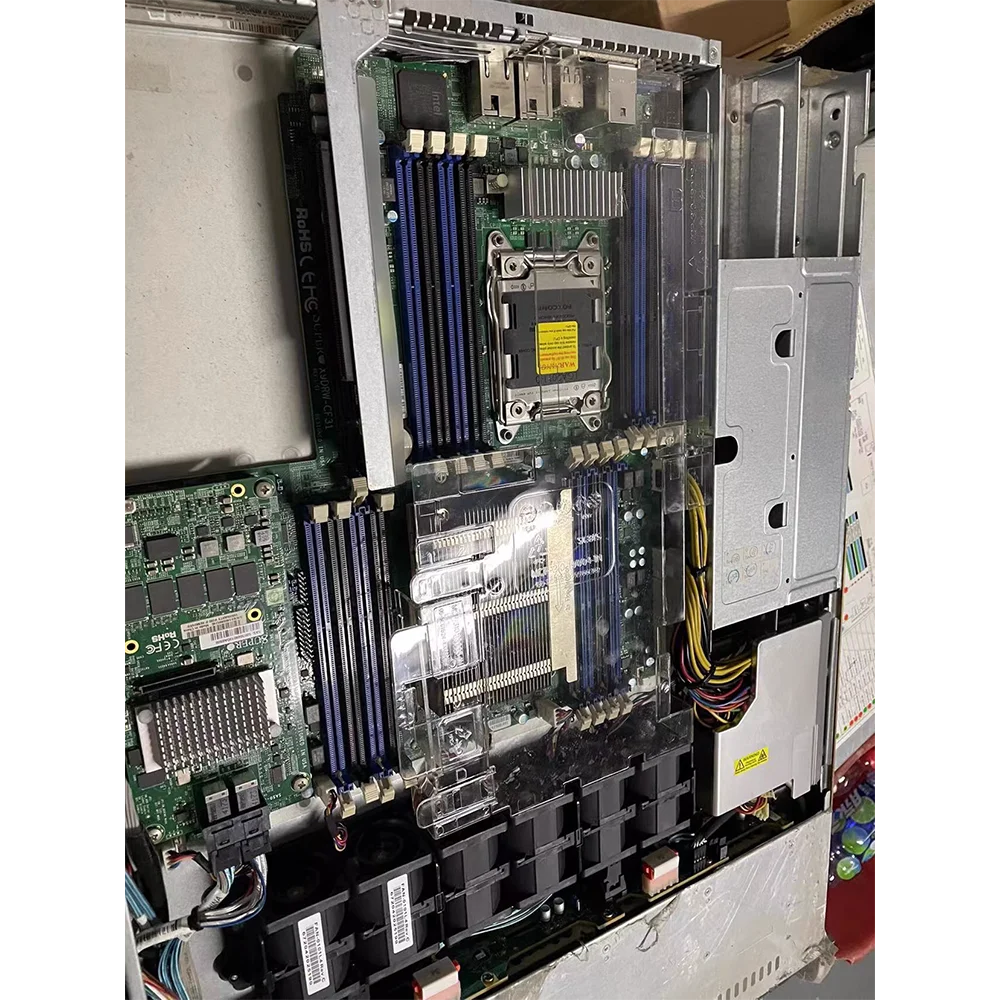 

For Supermicro X9DRW-CF31 Server Motherboard Xeon E5-2600 V1/V2 Family LGA2011 DDR3 8x SAS3 (12Gbps) Ports via AOM