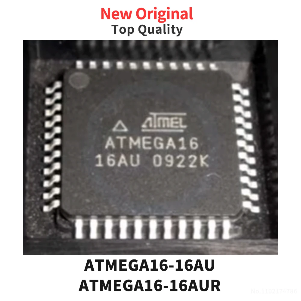 (1 Piece) ATMEGA16-16AU ATMEGA16-16AUR QFP-44 New Original