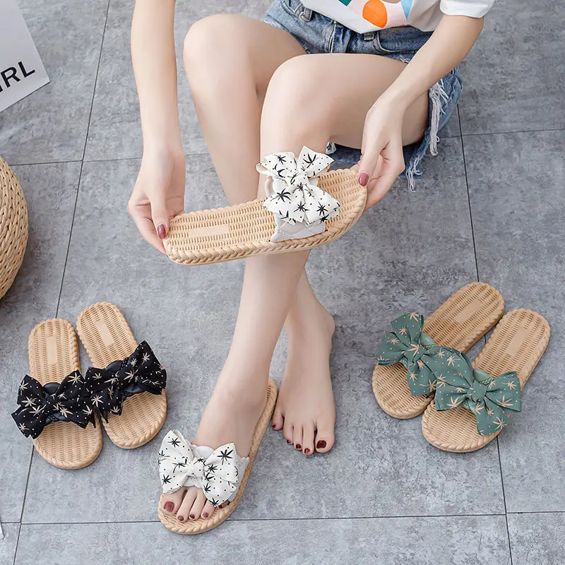 Slippers Women\'s Outdoor Wear Fashionable Mute Non-Slip Deodorant Wear-Resistant Lightweight Versatile Ins Korean Style Sandals