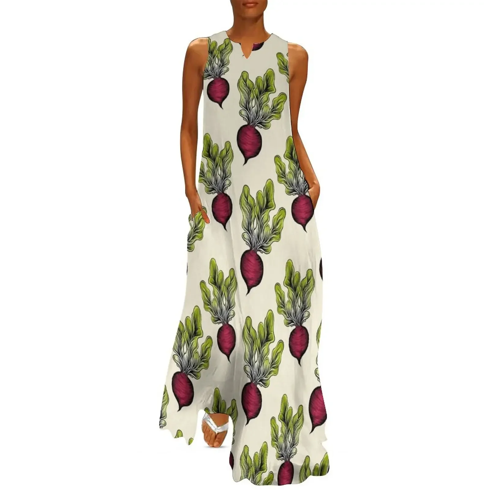 

Beets are Best Long Dress summer dress clothes prom dress Female