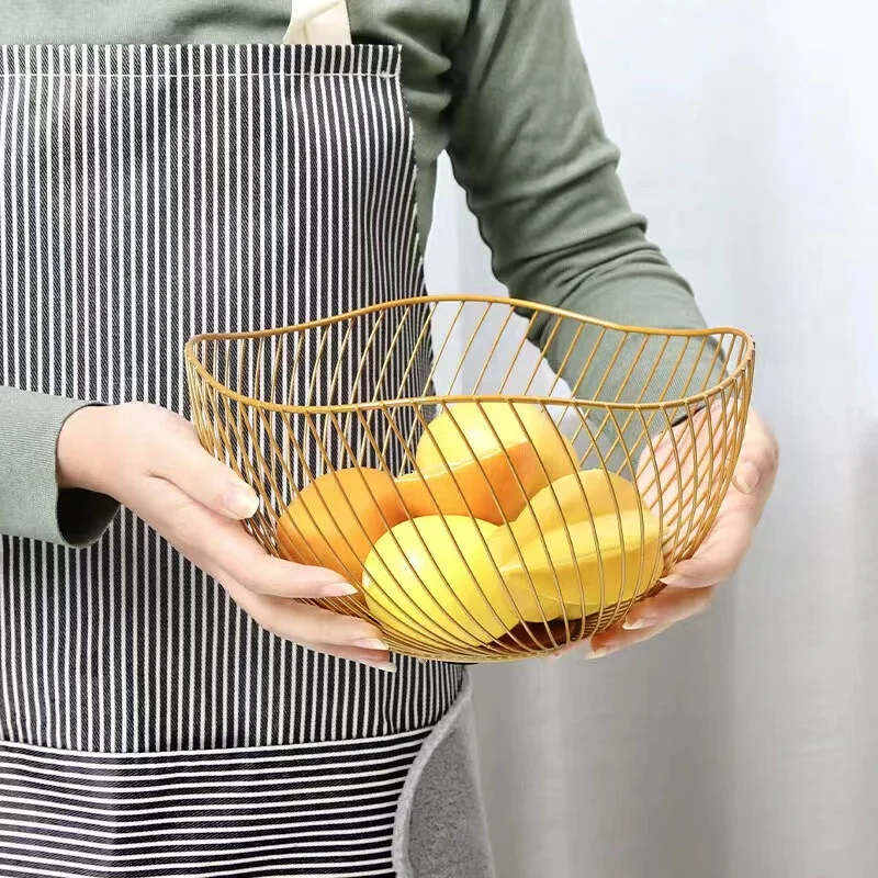 1pc/skandi navis chen Eisen Obstkorb einfach aus geschnitten Aufbewahrung skorb kreative Wohnzimmer Obst teller nach Hause Couch tisch Obstschale
