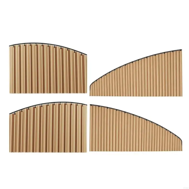 M76E Auto-Polyester-Seitenfenster-Vorhang-Gleitschienen-Design, Schatten-eingebettetes Design verhindert grelles Sonnenlicht und – Detail 8