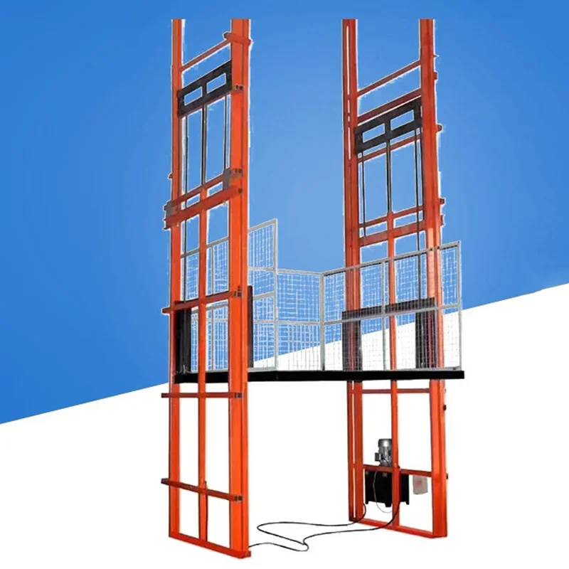 Plateforme de chargement logistique pour entrepôt, élévateur de fret hydraulique, utilise un contrôle interverrouillé des monte-élévateurs fixes (personnalisé)