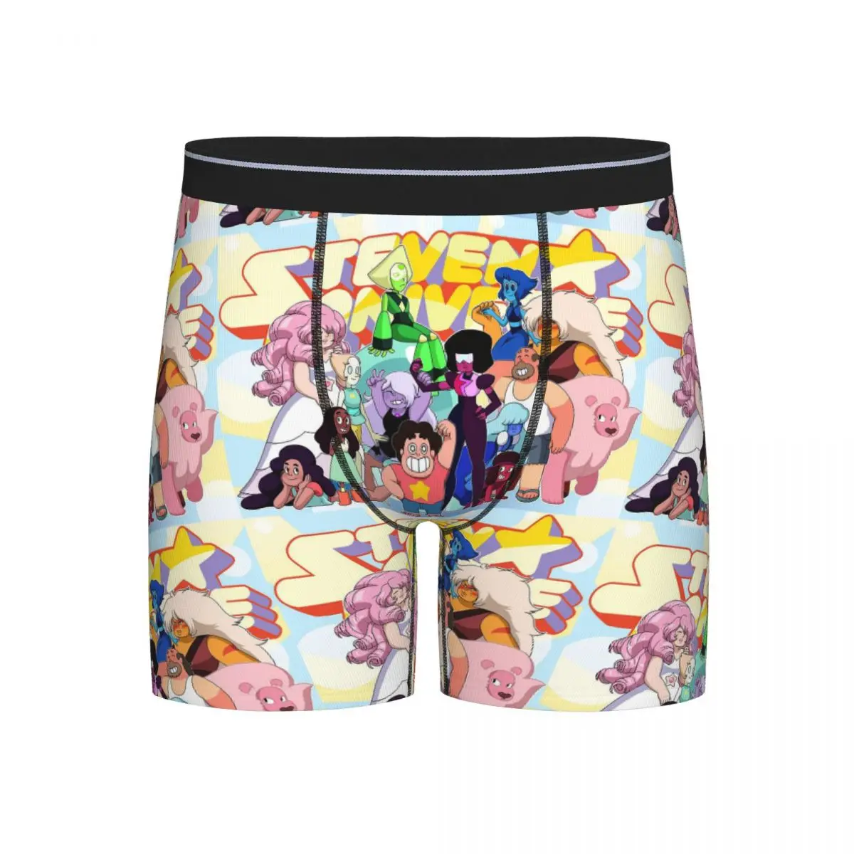 

Long Boxer Underpants Shorts Funny Anime Steven Universe Panties Men Breathable Underwear for Homme Man Boyfriend Gifts