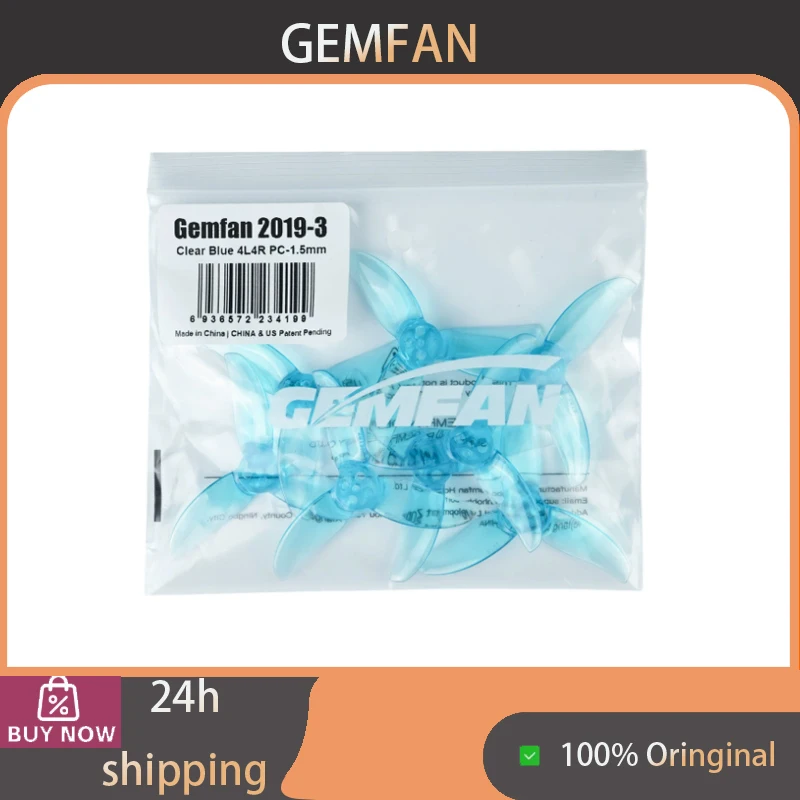 GEMFAN 2019‑3 2‑Inch 3‑Blone Propeller, Light‑Weight Racing CW CCW Props for FPV Drone RC Model