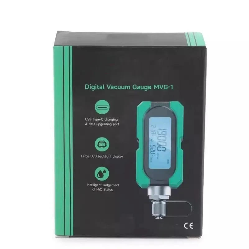Digital Vacuum Gauge MVG-1 Air Conditioner Vac-uum Extraction Degree Electronic Pressure Absolute Pressure Digital Vac-uum Meter