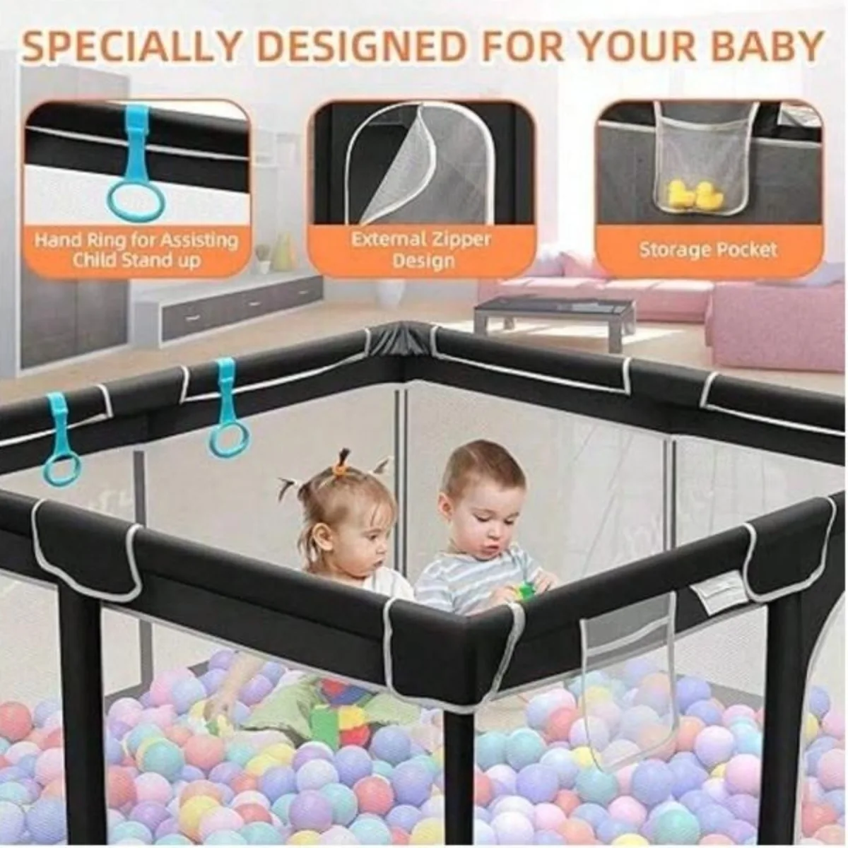 Thumbnail 3 - #16 Best Large Safety Baby Playpens to Buy In 2026
