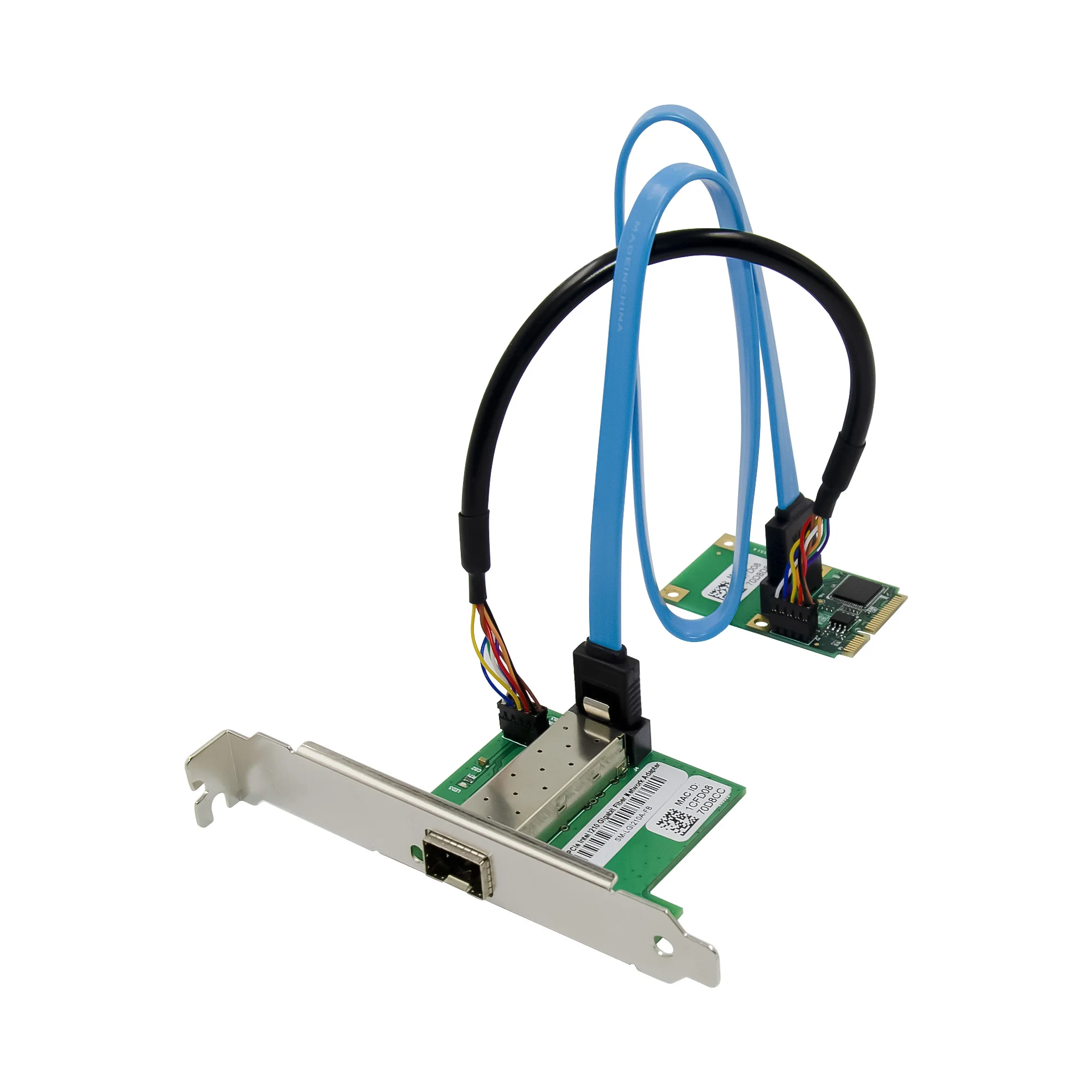 Mini PCIE Single SFP Gigabit Ethernet Networking Interface Card WGI210AS