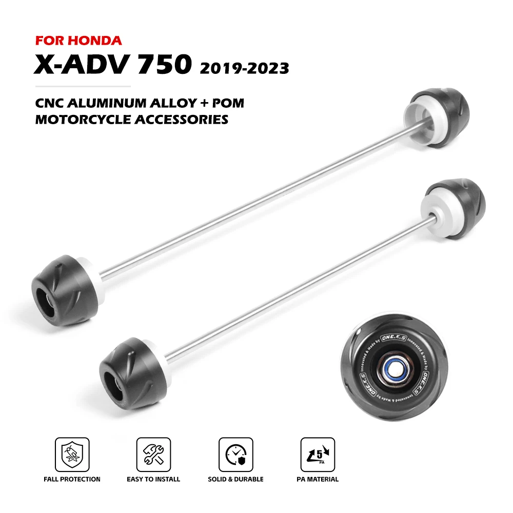 

X-ADV 750 Rally Front Rear Axle Fork Crash Slider For HONDA XADV750 19-23 Wheel Anti-Collision Protector Motorcycle Accessories