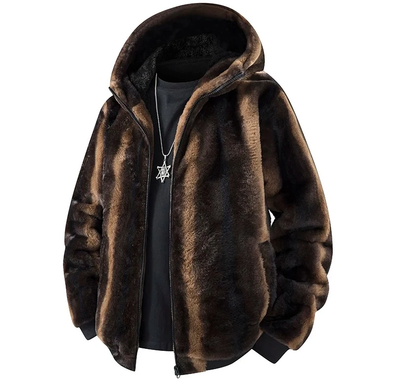 

Уютная мужская флисовая куртка с капюшоном на толстой подкладке, зимняя теплая, повседневный пуловер на молнии для занятий спортом на открытом воздухе, повседневная одежда