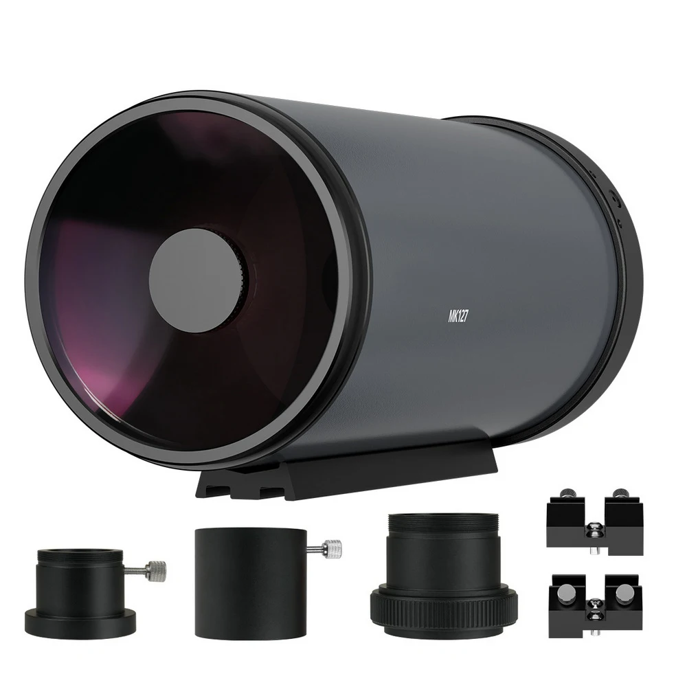 MK90 MK105 Refractor Astronomy Telescope Stable Mount High Resolution Portable Stargazing Astrophotography Outdoor Night Moon