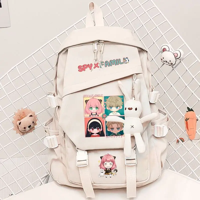 

Spy X Family Wine Aniya Anime Two-Dimensional Merchandise School Backpack Double Shoulder Bag Anime