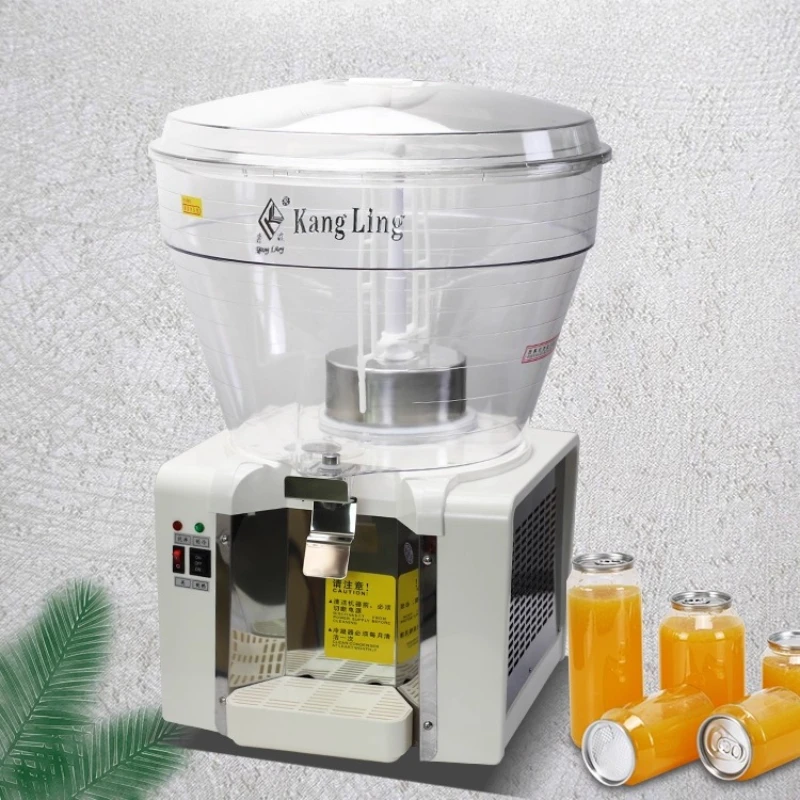 

Commercial hot and cold juice cold drink machine sour plum soup spray large round single cylinder stall beverage machine