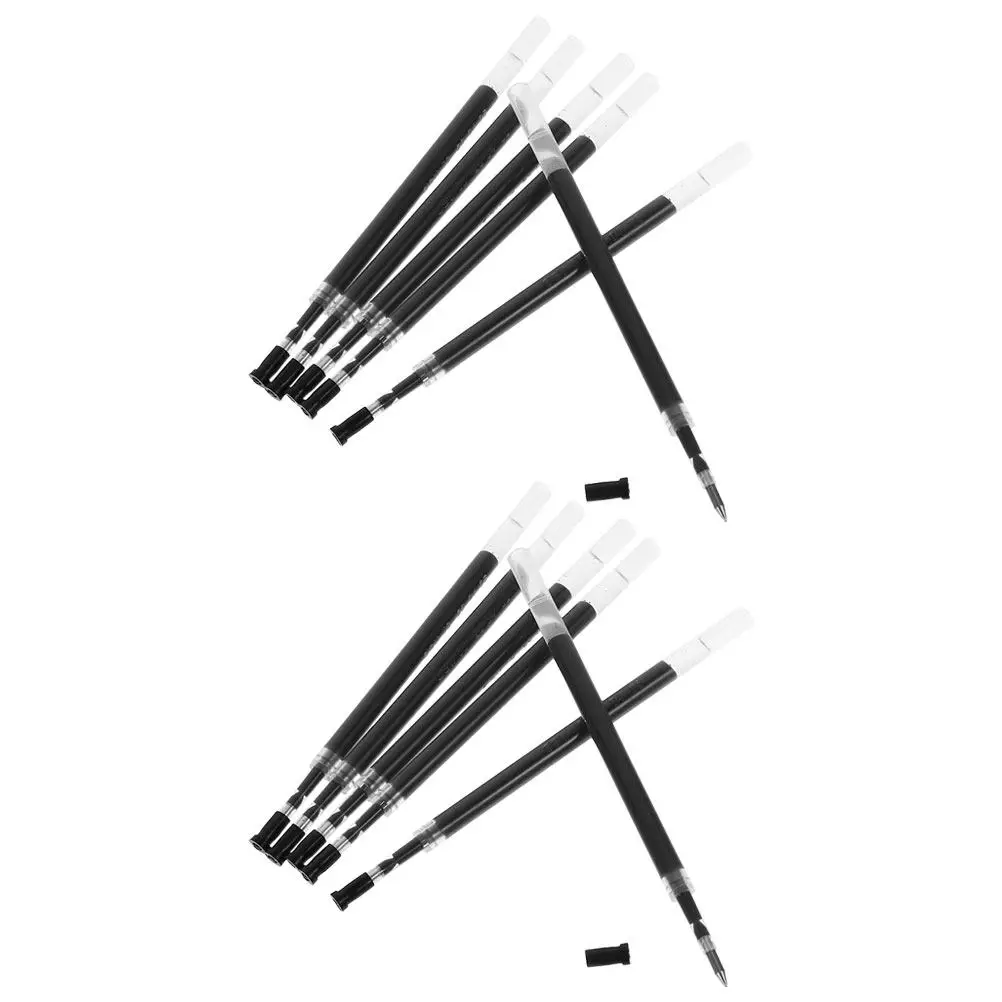 

40Pcs Ballpoint Pen Refills Neutral Ink Smooth Writing Press Type Replacement Gel Pen Refills Office Stationery Supplies