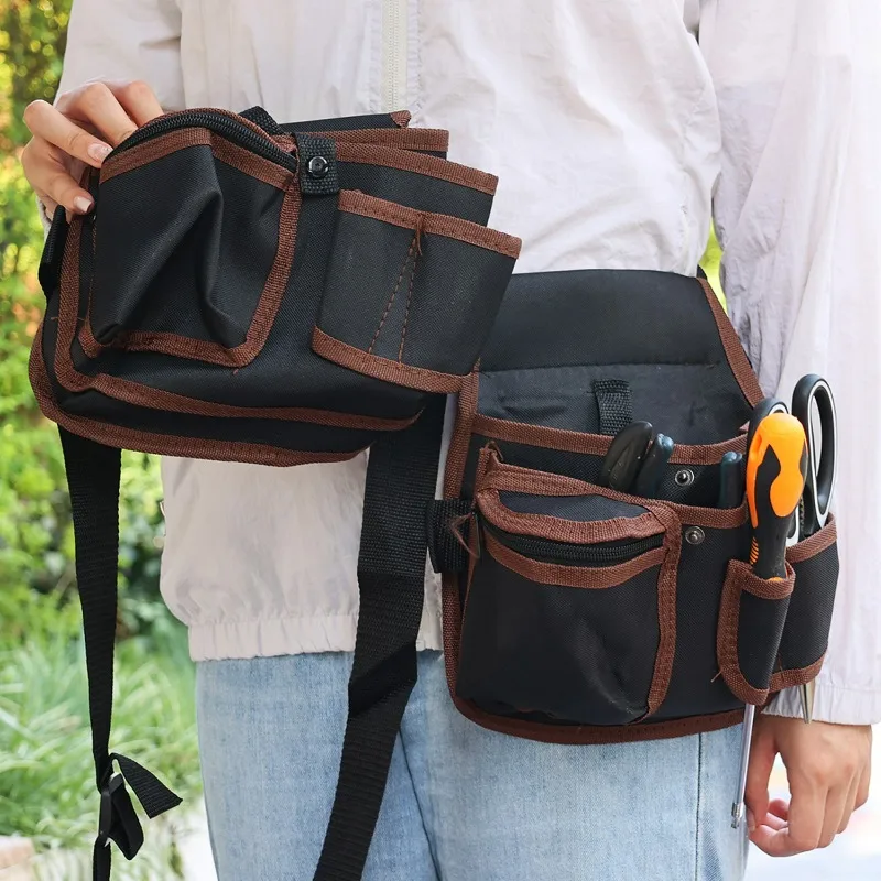 

Поясная сумка для аппаратных средств, многофункциональная поясная сумка для хранения инструментов для электрика, кобура для отверток, рабочий держатель, водонепроницаемый набор инструментов