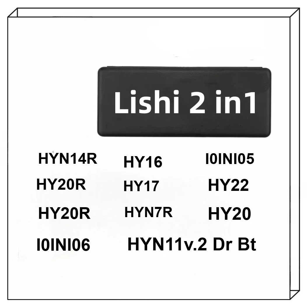 

LISHI 2IN1 HY22 FOR Hyundai for KIA HY15 HY16 HY17 HY20 HY20R HY30R LISHI PICK TOOL Lock Picking Ganzua Key Decoder Lockpicking