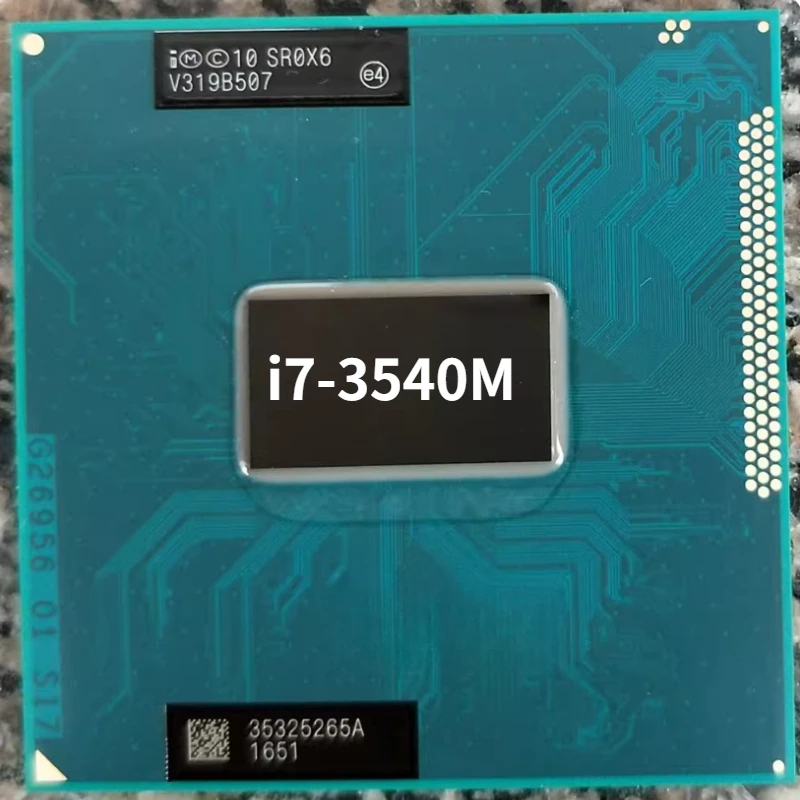 i7-3540M 3.0GHz 2 Core 4 Thread 4M 35W I7 3540M Computer CPU Processor Server Socket G2 / RPGA988B SR0X6