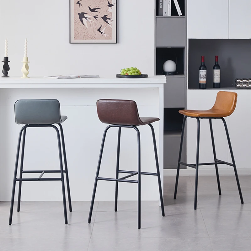 Скандинавский необычный барный стул, простой дизайнерский стул для взрослых, удобные расслабляющие барные стулья, эстетический шезлонг, модная мебель