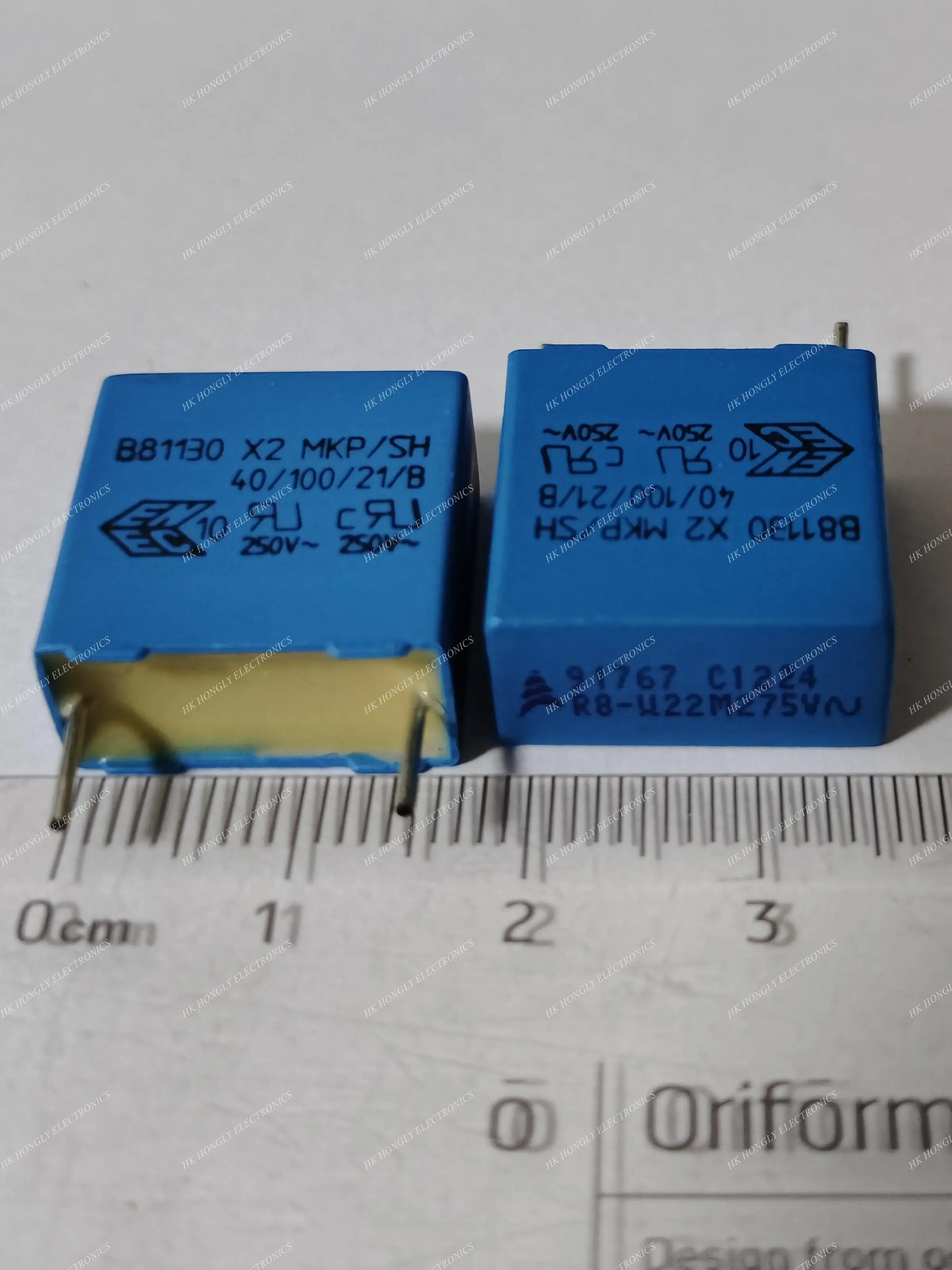 10 pz B81130 X2 MKP/SH U1 M U22 M K 275VAC 0.1UF 0.22UF 104 224 P