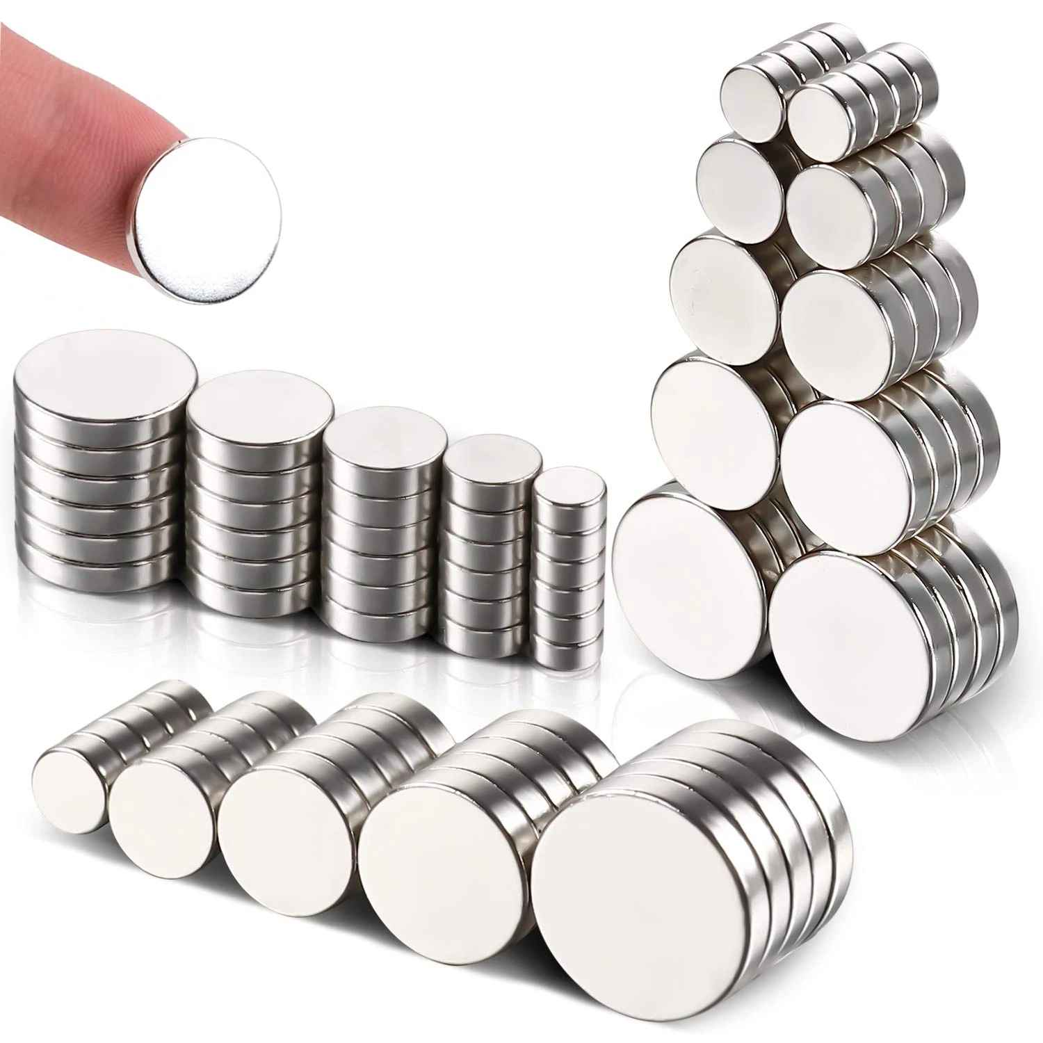 5/10/20/50/100/200/500/1000Pcs Round Neodymium Magnet Permanent Magnetic Imanes For Fridge Powerful Magnetic imane Disc